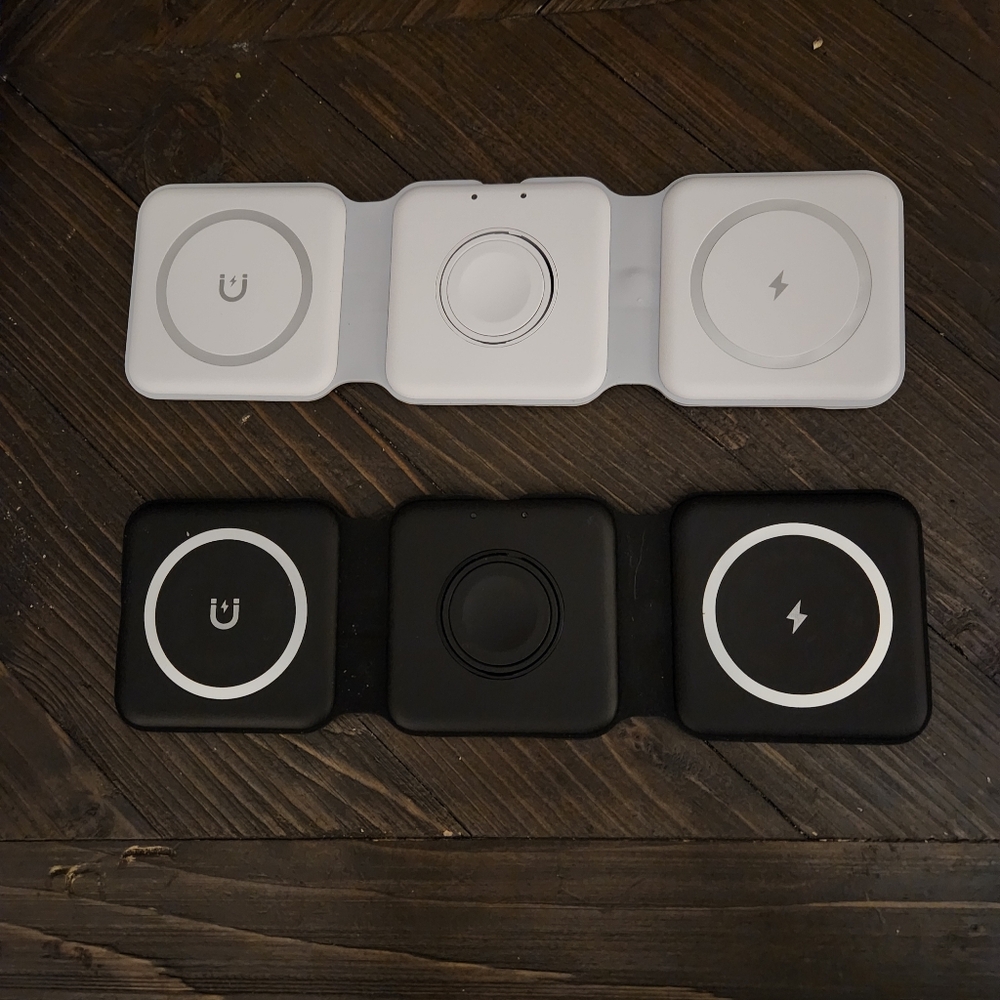 3-in-1 Magnetic Wireless Charger - White